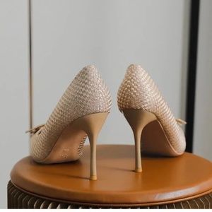 Diamond fine heel sexy shoes